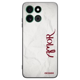 Fekete szilikon tok az alábbi mobiltelefonokra Motorola Moto G57 Power - Amor