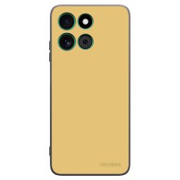 Fekete szilikon tok az alábbi mobiltelefonokra Motorola Moto G57 Power - Canary Crystal