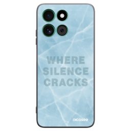 Fekete szilikon tok az alábbi mobiltelefonokra Motorola Moto G57 Power - SILENCE