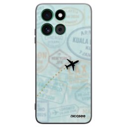 Fekete szilikon tok az alábbi mobiltelefonokra Motorola Moto G57 Power - FLIGHT PATH