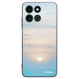 Fekete szilikon tok az alábbi mobiltelefonokra Motorola Moto G57 Power - COLD SKIES