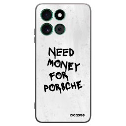 Fekete szilikon tok az alábbi mobiltelefonokra Motorola Moto G57 Power - White Dollar
