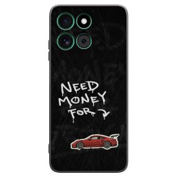 Fekete szilikon tok az alábbi mobiltelefonokra Motorola Moto G57 Power - Track Mode