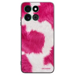 Fekete szilikon tok az alábbi mobiltelefonokra Motorola Moto G57 Power - Pink Moo