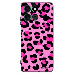 Fekete szilikon tok az alábbi mobiltelefonokra Motorola Moto G57 Power - Pink Tiger