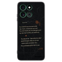 Fekete szilikon tok az alábbi mobiltelefonokra Motorola Moto G57 Power - POET