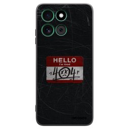 Fekete szilikon tok az alábbi mobiltelefonokra Motorola Moto G57 Power - HELLO 404