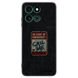 Fekete szilikon tok az alábbi mobiltelefonokra Motorola Moto G57 Power - EMERGENCY