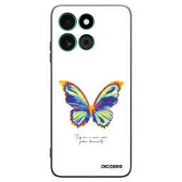 Fekete szilikon tok az alábbi mobiltelefonokra Motorola Moto G57 Power - Diamanty White