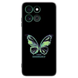 Fekete szilikon tok az alábbi mobiltelefonokra Motorola Moto G57 Power - Diamanty Blue
