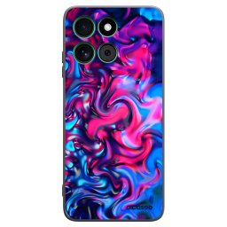 Fekete szilikon tok az alábbi mobiltelefonokra Motorola Moto G57 Power - Redlight