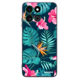 Fekete szilikon tok az alábbi mobiltelefonokra Motorola Moto G57 Power - Pink Monstera