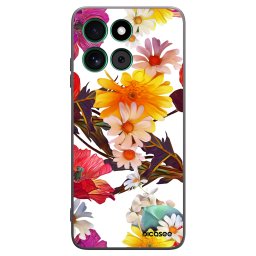 Fekete szilikon tok az alábbi mobiltelefonokra Motorola Moto G57 Power - Meadow