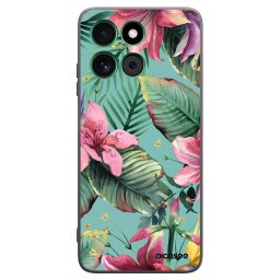 Fekete szilikon tok az alábbi mobiltelefonokra Motorola Moto G57 Power - Hawaii