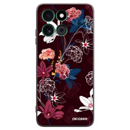 Fekete szilikon tok az alábbi mobiltelefonokra Motorola Moto G57 Power - Dark Meadow