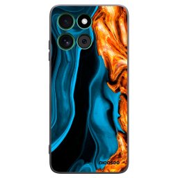 Fekete szilikon tok az alábbi mobiltelefonokra Motorola Moto G57 Power - Gold blue