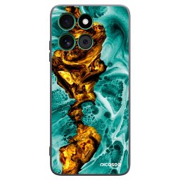 Fekete szilikon tok az alábbi mobiltelefonokra Motorola Moto G57 Power - Goldsky