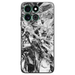 Fekete szilikon tok az alábbi mobiltelefonokra Motorola Moto G57 Power - Chrome