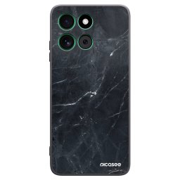 Fekete szilikon tok az alábbi mobiltelefonokra Motorola Moto G57 Power - Black marble