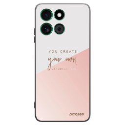 Fekete szilikon tok az alábbi mobiltelefonokra Motorola Moto G57 Power - You create your own opportunities