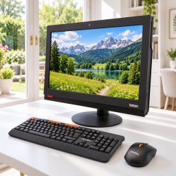 Minden az egyben Lenovo ThinkCentre M810z i5-6400/8GB/128SSD/FHD/Wifi/21,5" AIO PC + Vezeték nélküli billentyűzet és egér + Windows 11