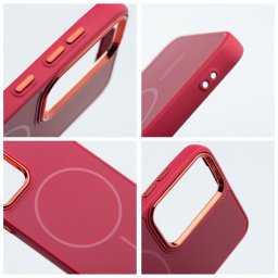 FRAME MagSafe-kompatibilis tok Samsung Galaxy A16 4G/5G - élénk rózsaszín