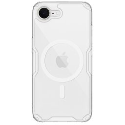 Nillkin Nature Pro Apple iPhone 17e / iPhone 16e mágneses szilikon tok, átlátszó