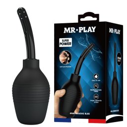 Mr Play Anál zuhany nagy 310 ml fekete szilikon