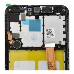 LCD kijelző Samsung Galaxy A20e készülékhez kerettel - ALKATRÉSZ!
