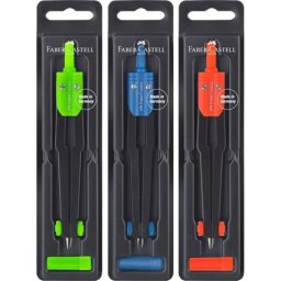 FABER-CASTELL Körző készlet, FABER-CASTELL, vegyes színek