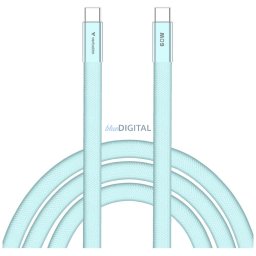 Cable Verbatim Sync & Charge SoftTouch USB-C to USB-C 60W PD3.0 120cm blue 30273