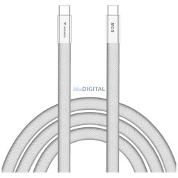 Cable Verbatim Sync & Charge SoftTouch USB-C to USB-C 60W PD3.0 120cm white 30274