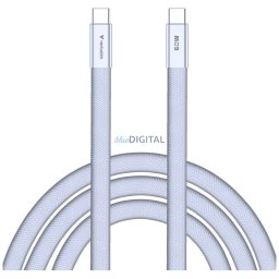 Cable Verbatim Sync & Charge SoftTouch USB-C to USB-C 60W PD3.0 120cm violet 30275