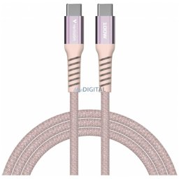 Cable Verbatim Sync & Charge USB-C to USB-C PD3.0/QC3.0 120cm PINK 31857