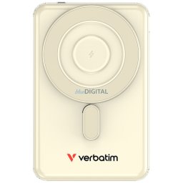 Magnetic wireless powerbank Verbatim 'n' Go 15W 5000mAh 2xUSB-C cable gold 32253