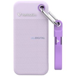 External Drive Verbatim Pocket SSD 1TB USB-C 3.2 gen.2 white-purple 32322