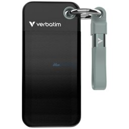 External Drive Verbatim Pocket SSD 128GB USB-C 3.2 Gen.2 Black and Gray 32432