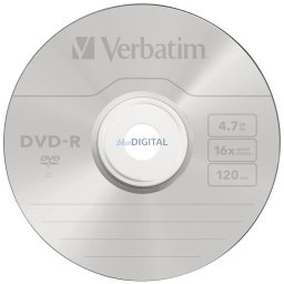 DVD-R Verbatim Matt Silver 4.7GB 16X 50pcs 43548