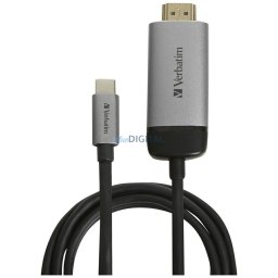 Verbatim Adapter USB-C - HDMI 4K 1.5maluminum 49144