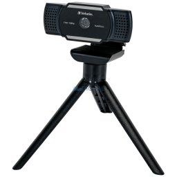 Verbatim Full HD 1080p Webcam with Microphone AWC-01 black 49578