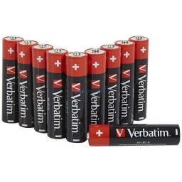 Verbatim Alkaline Battery AAA LR03 10pcs 49874