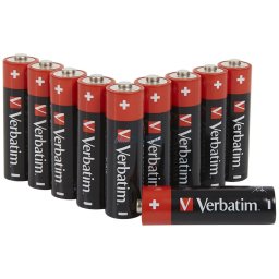 Verbatim Alkaline Battery AA LR6 10pcs 49875
