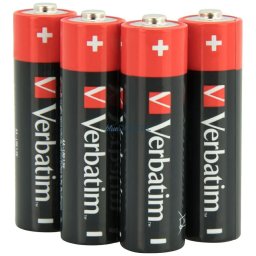 Verbatim Alkaline Battery AA LR6 4pcs 49921
