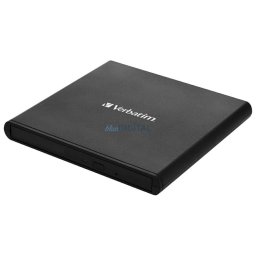 External Verbatim Slimline Writer CD/DVD USB2.0 Black 53504
