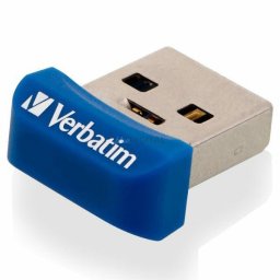 Verbatim USB-A 3.2 Nano Flash Drive 64GB blue 98711