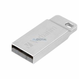 Verbatim USB-A 2.0 Metal Executive Flash Drive 64GB silver 98750