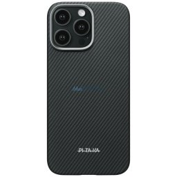 Case PITAKA Ultra-Slim PitaTap MagSafe for iPhone 16 Pro czarno szary