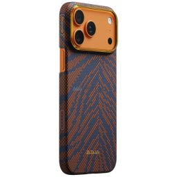 Case PITAKA Edge Case Etui Breath of Veins for iPhone 17 Pro / 18 Pro burning orange
