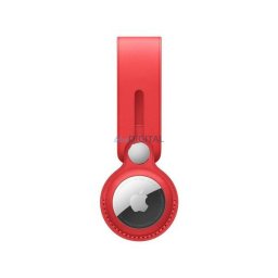 Pasek Apple MK0V3ZM/A AirTagczerwony/red Leather Strap