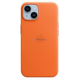 Case Apple MPPF3ZM/A iPhone 14 Plus / 15 Plus 6.7" orange Leather Case MagSafe